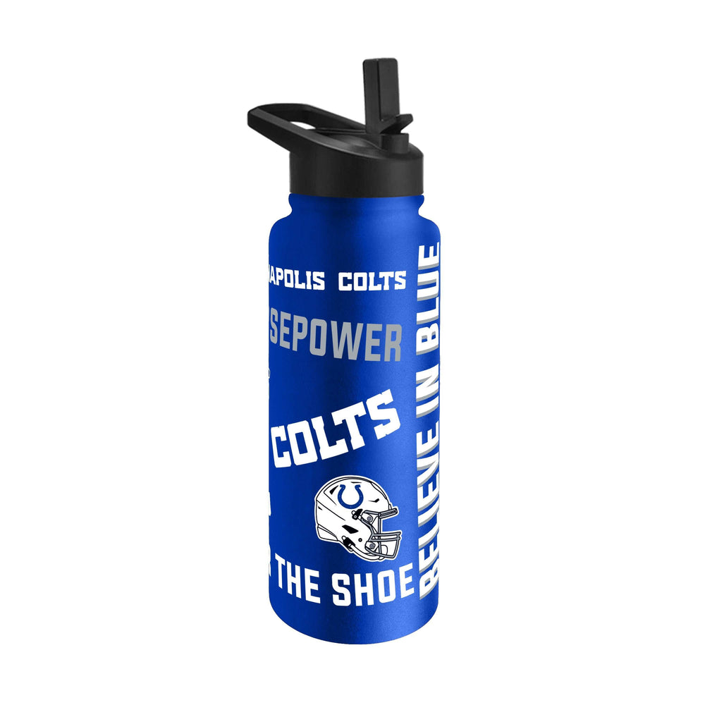 Indianapolis Colts 34oz Native Quencher Bottle - Logo Brands - Flyclothing LLC
