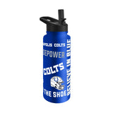 Indianapolis Colts 34oz Native Quencher Bottle - Logo Brands - Flyclothing LLC