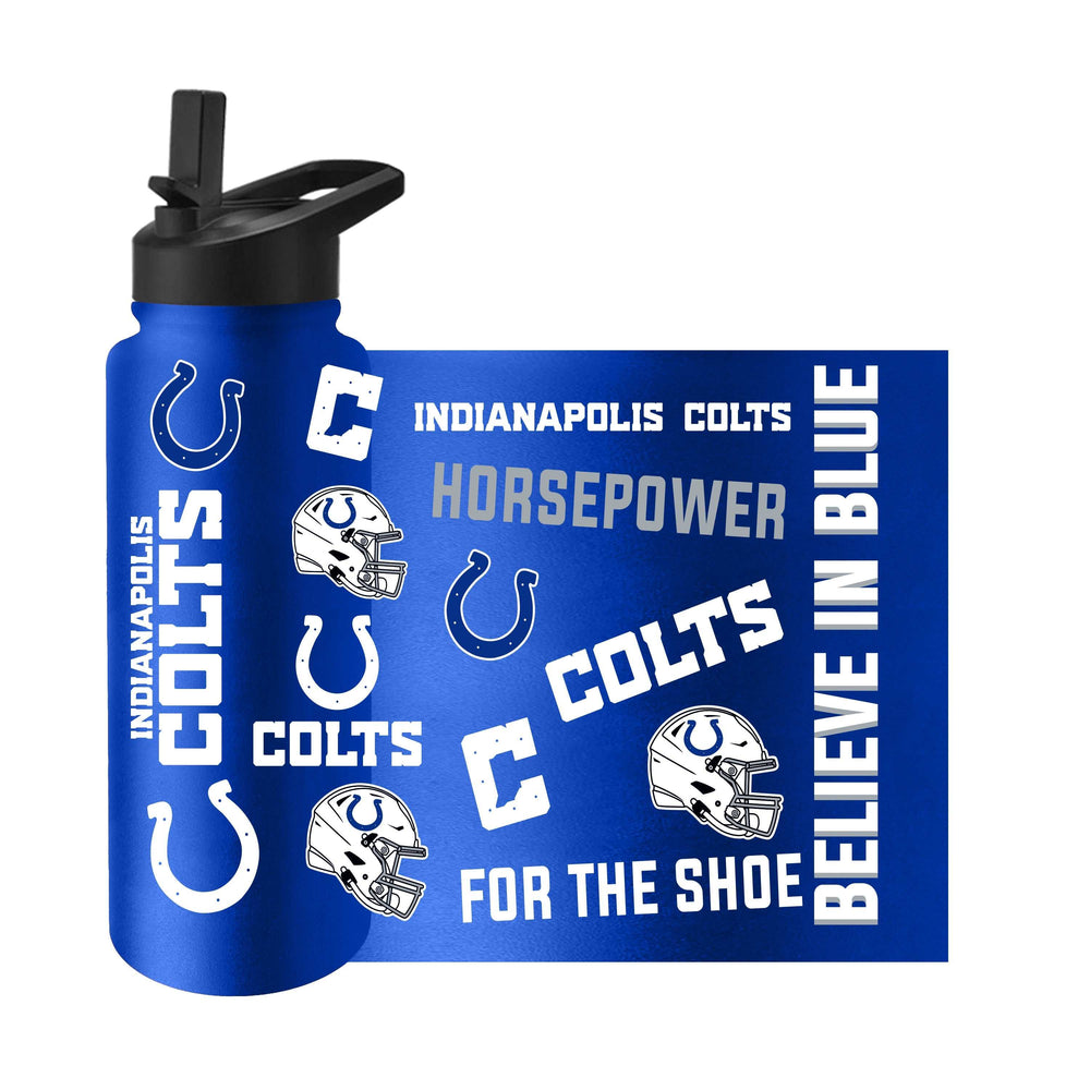 Indianapolis Colts 34oz Native Quencher Bottle - Logo Brands - Flyclothing LLC