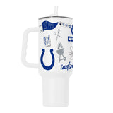 Indianapolis Colts 40oz Native Powder Coat Tumbler - Logo Brands - Flyclothing LLC