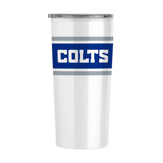 Indianapolis Colts 20oz Stripe Fusion Tumbler - Logo Brands - Flyclothing LLC