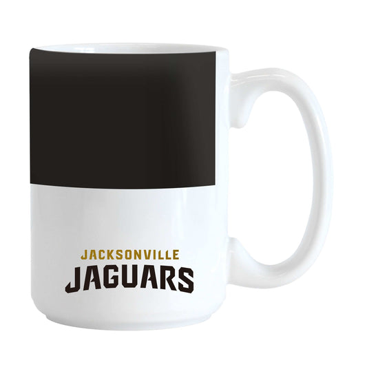 Jacksonville Jaguars 15oz Colorblock Sublimated Mug - Logo Brands - Flyclothing LLC
