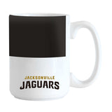 Jacksonville Jaguars 15oz Colorblock Sublimated Mug - Logo Brands - Flyclothing LLC