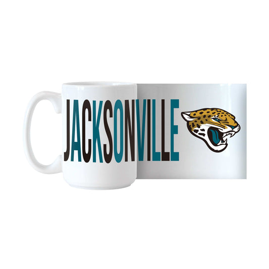 Jacksonville Jaguars 15oz Overtime Sublimated Mug - Logo Brands - Flyclothing LLC