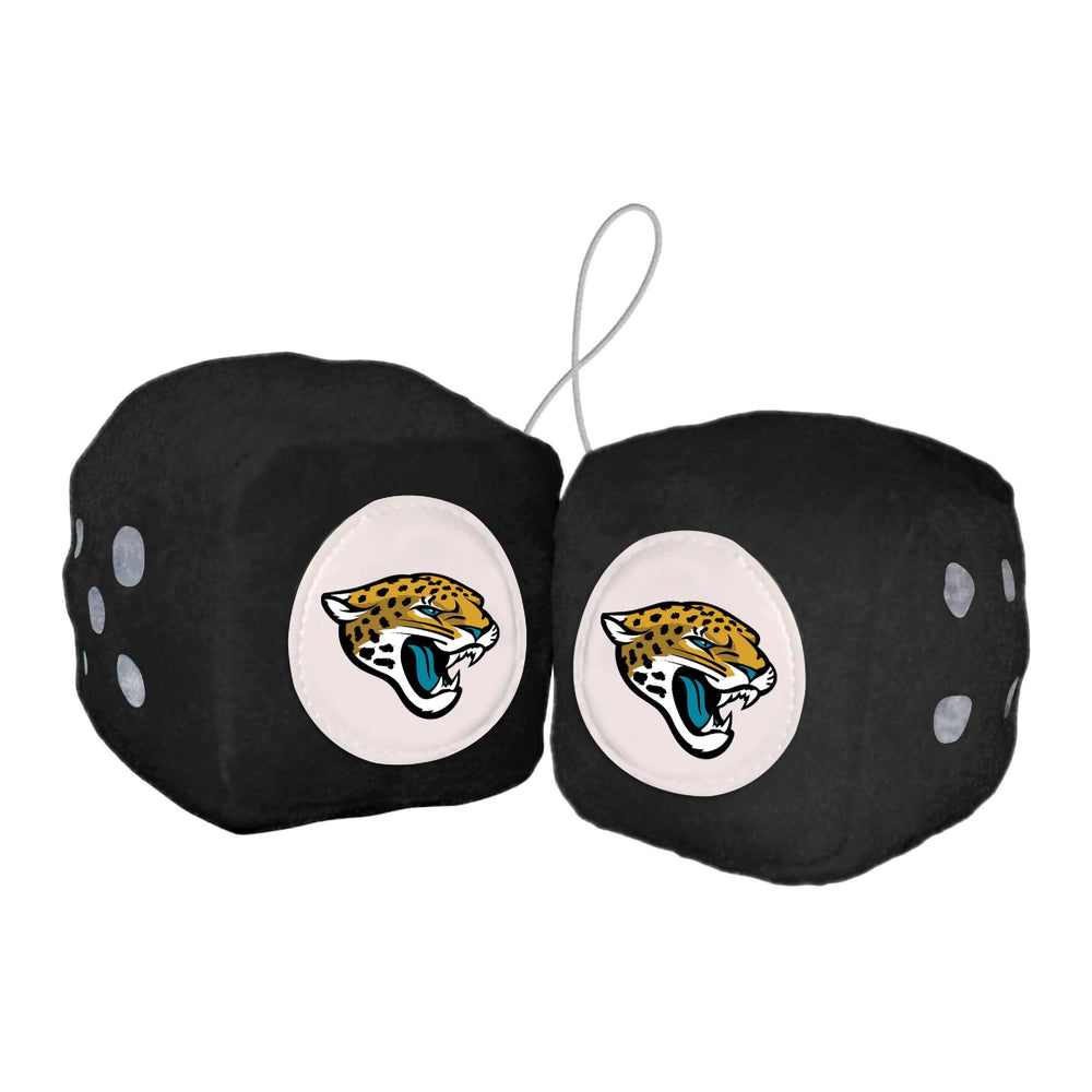 NFL - Jacksonville Jaguars Fuzzy Dice - Logo Brands - Flyclothing LLC