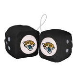 NFL - Jacksonville Jaguars Fuzzy Dice - Logo Brands - Flyclothing LLC