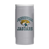Jacksonville Jaguars 12oz Athletic Powdercoat SlimCan Coolie - Logo Brands - Flyclothing LLC