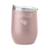 Jacksonville Jaguars 16oz Stencil Powder Coat Curved Beverage - Logo Brands - Flyclothing LLC