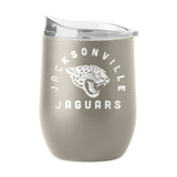 Jacksonville Jaguars 16oz Archway Powder Coat Curved Bev - Logo Brands - Flyclothing LLC
