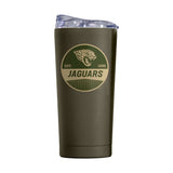 Jacksonville Jaguars 20oz Badge Powder Coat Tumbler - Logo Brands - Flyclothing LLC