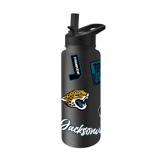 Jacksonville Jaguars 34oz Dreamweave Quencher Bottle - Logo Brands - Flyclothing LLC