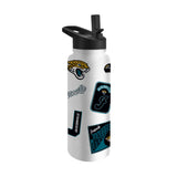 Jacksonville Jaguars Dreamweave 34oz Quencher Bottle - Logo Brands - Flyclothing LLC