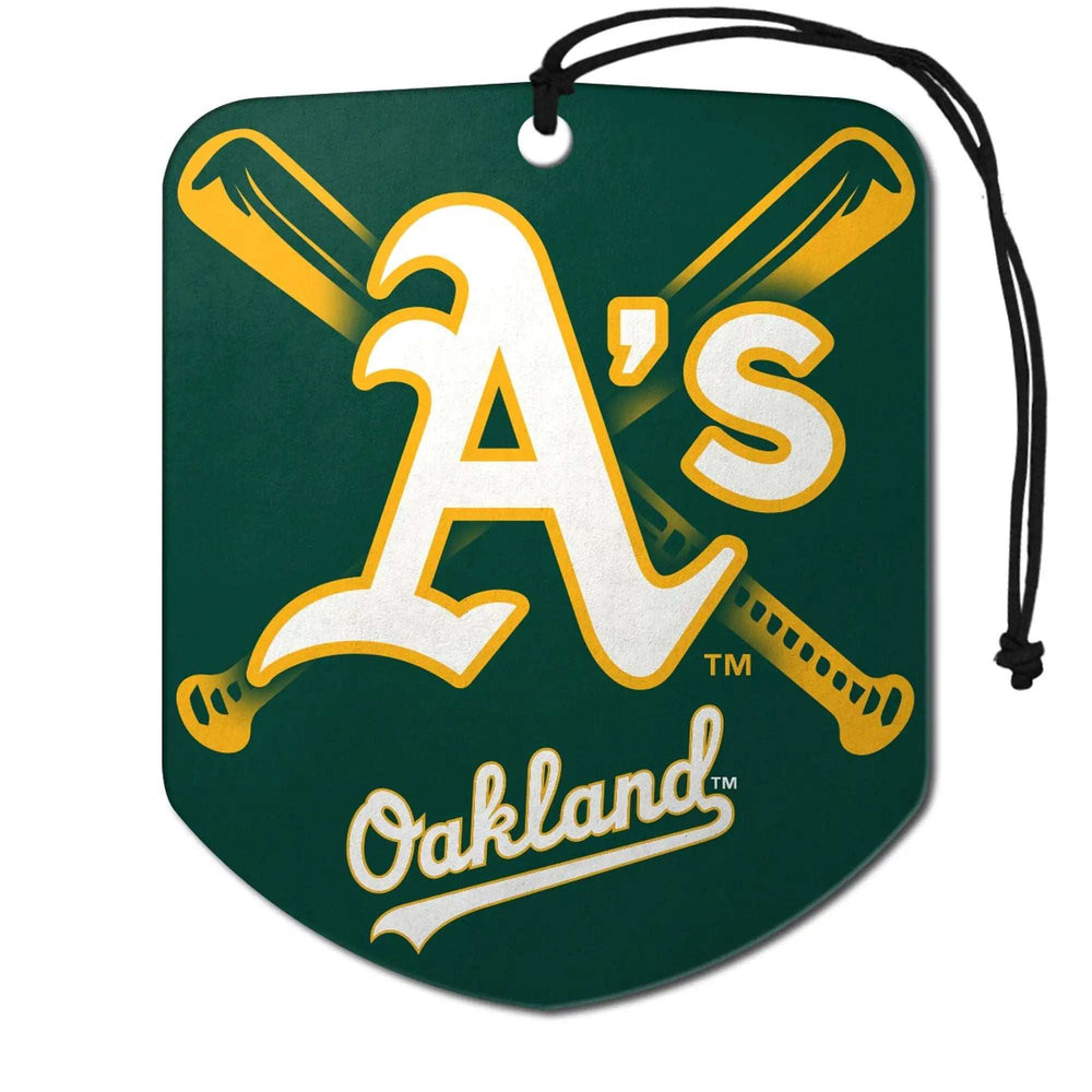 Oakland Athletics 2 Pack Air Freshener - Oakland Athletics - Flyclothing LLC