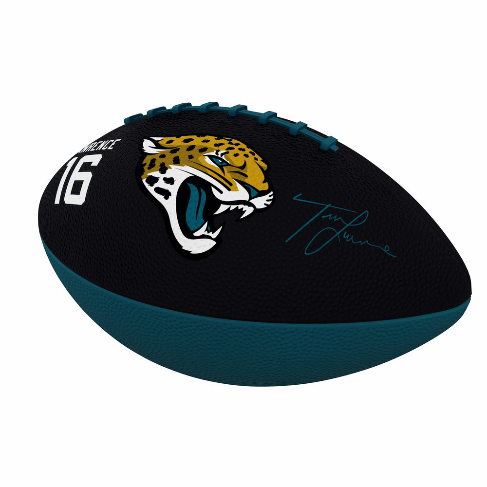 Jacksonville Jaguars Trevor Lawrence Players Junior Size Rubber Football - Logo Brands - Flyclothing LLC