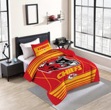 Kansas City Chiefs Crosser Comforter Set Twin - Logo Brands - Flyclothing LLC