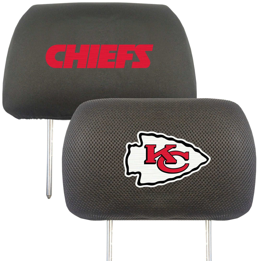 NFL - Kansas City Chiefs Head Rest Cover - Logo Brands - Flyclothing LLC