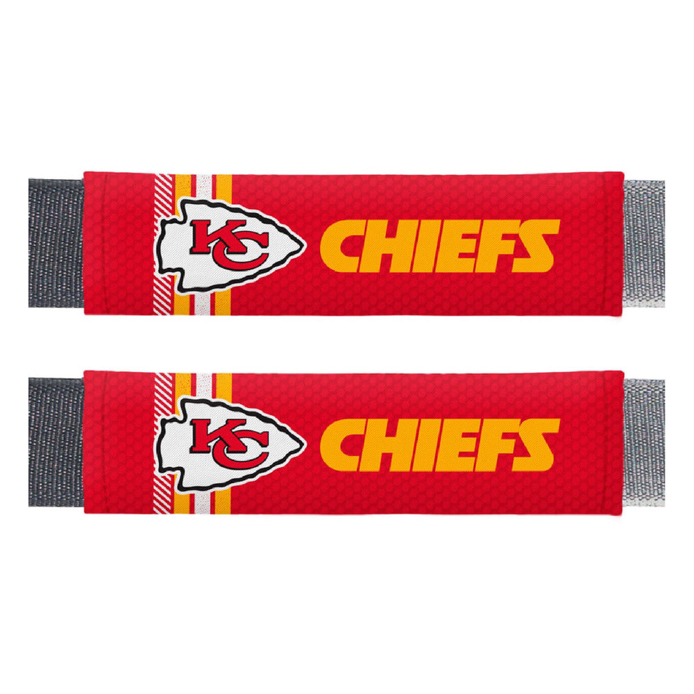 NFL - Kansas City Chiefs Rally Seatbelt Pad - Pair - Logo Brands - Flyclothing LLC