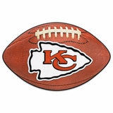 NFL - Kansas City Chiefs Football Mat - Logo Brands - Flyclothing LLC