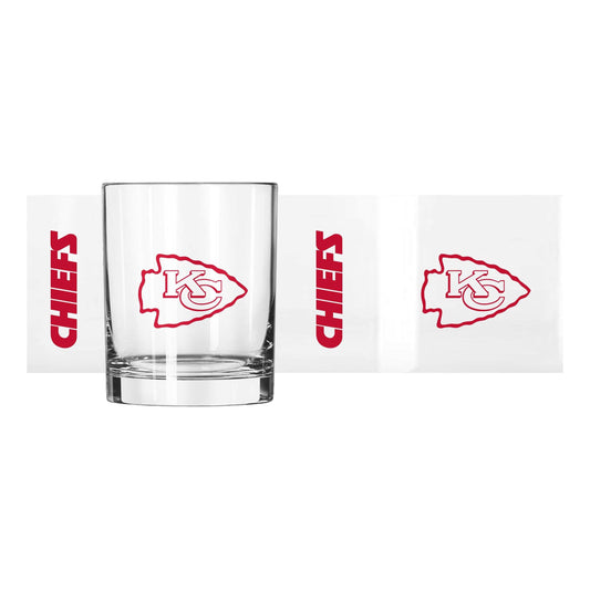 Kansas City Chiefs 14oz Gameday Rocks Glass - Logo Brands - Flyclothing LLC
