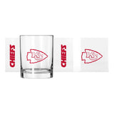 Kansas City Chiefs 14oz Gameday Rocks Glass - Logo Brands - Flyclothing LLC