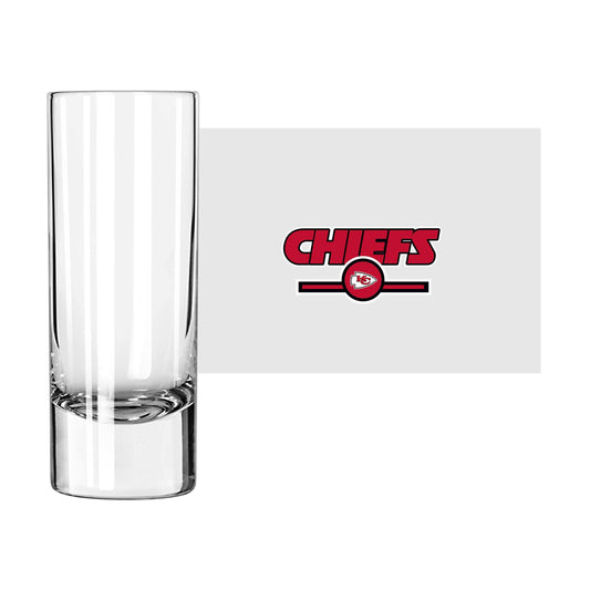 Kansas City Chiefs 2.5oz Letterman Shooter Glass - Logo Brands - Flyclothing LLC