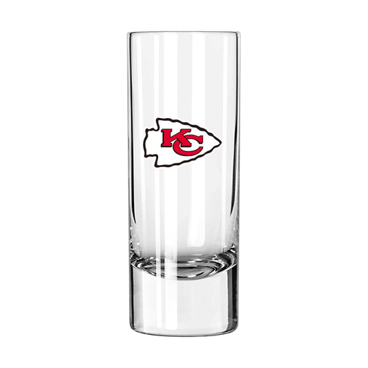 Kansas City Chiefs 2.5oz Letterman Shooter Glass - Logo Brands - Flyclothing LLC