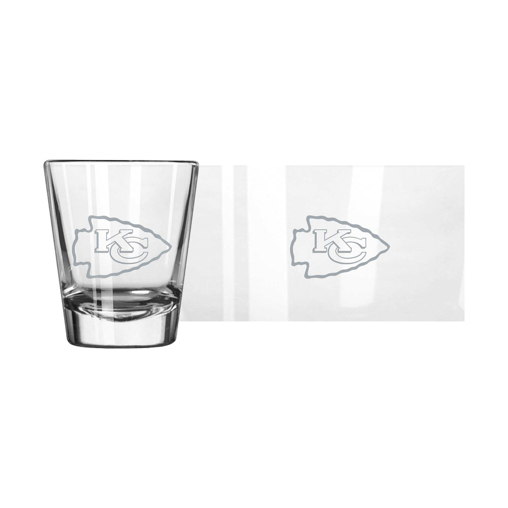 Kansas City Chiefs 2oz Frost Shot Glass - Logo Brands - Flyclothing LLC
