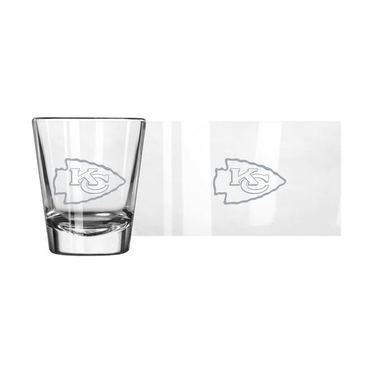 Kansas City Chiefs 2oz Frost Shot Glass - Logo Brands - Flyclothing LLC
