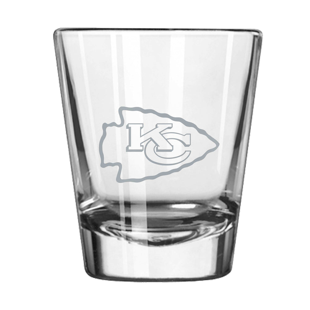 Kansas City Chiefs 2oz Frost Shot Glass - Logo Brands - Flyclothing LLC