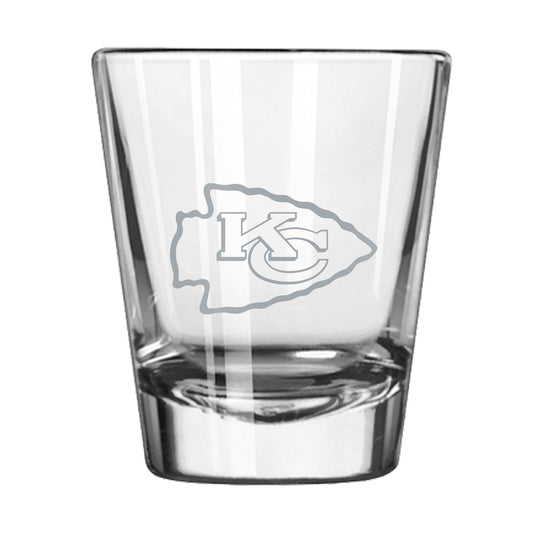 Kansas City Chiefs 2oz Frost Shot Glass - Logo Brands - Flyclothing LLC