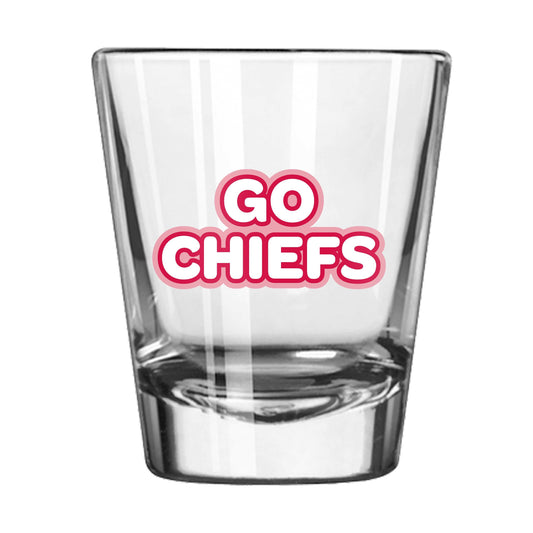Kansas City Chiefs 2oz Bubble Shot Glass - Logo Brands - Flyclothing LLC