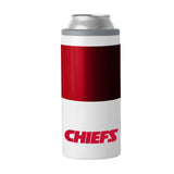 Kansas City Chiefs 12oz Colorblock Slim Can Coolie - Logo Brands - Flyclothing LLC
