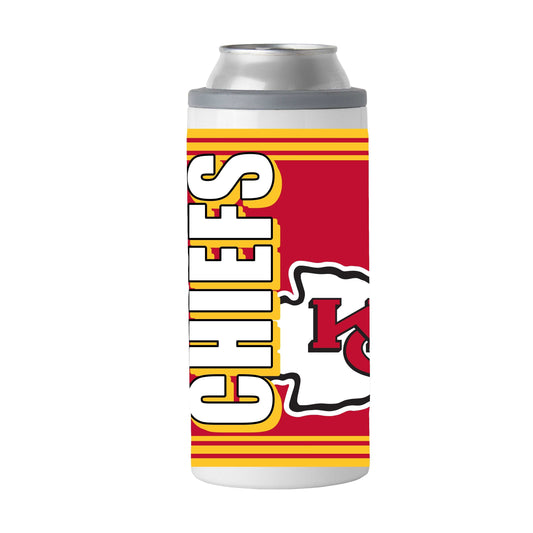 Kansas City Chiefs 12oz Hero Slim Can Coolie - Logo Brands - Flyclothing LLC