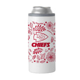 Kansas City Chiefs 12oz Botanical Slim Can Coolie - Logo Brands - Flyclothing LLC