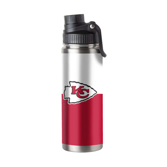 Kansas City Chiefs 21oz Colorblock Twist Top Bottle - Logo Brands - Flyclothing LLC