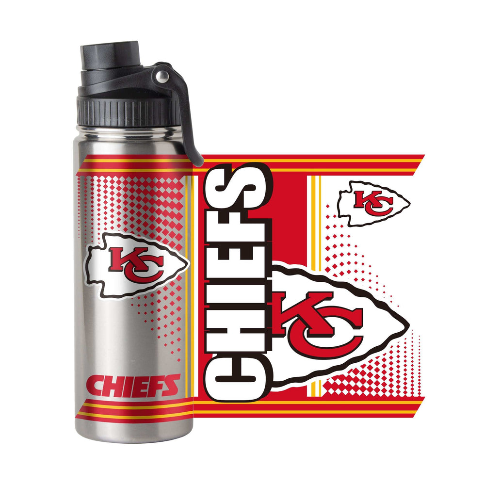 Kansas City Chiefs 21oz Hero Twist Top Bottle - Logo Brands - Flyclothing LLC
