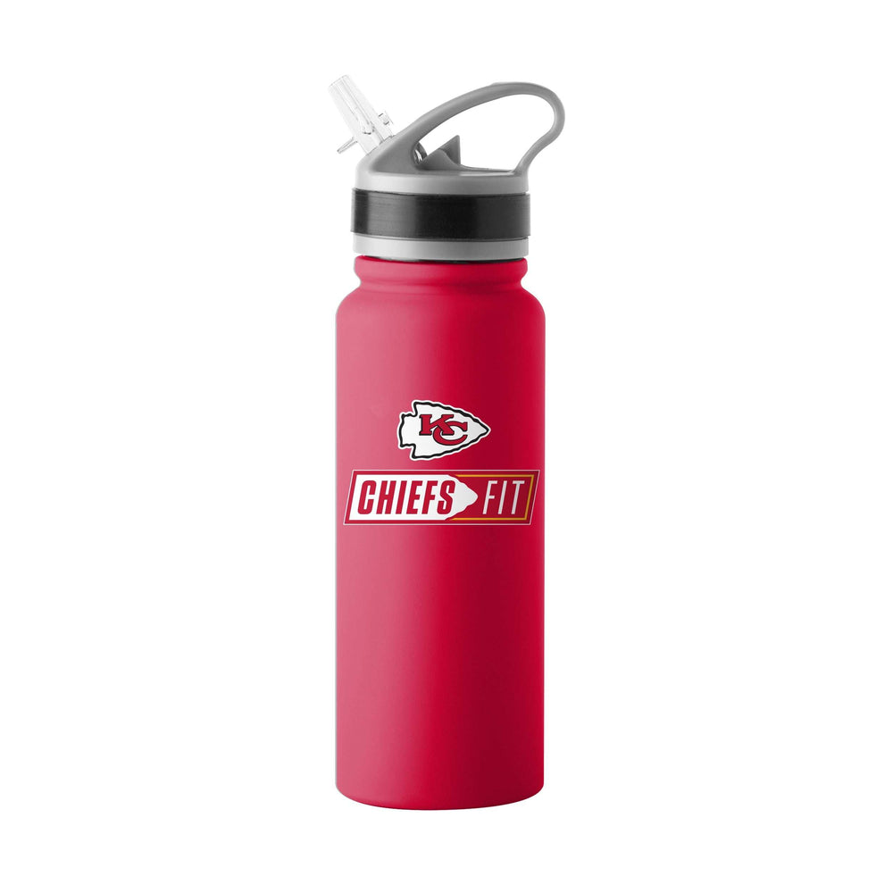 Kansas City Chiefs 25oz FIT Flip Top Bottle - Logo Brands - Flyclothing LLC