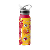 Kansas City Chiefs 25oz Dreamweave SingleWall FlipTop Bottle - Logo Brands - Flyclothing LLC