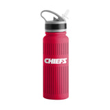 Kansas City Chiefs 25oz Pinstripe SingleWall FlipTop Bottle - Logo Brands - Flyclothing LLC