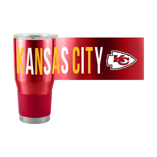 Kansas City Chiefs Overtime 30oz Stainless Tumbler - Logo Brands - Flyclothing LLC