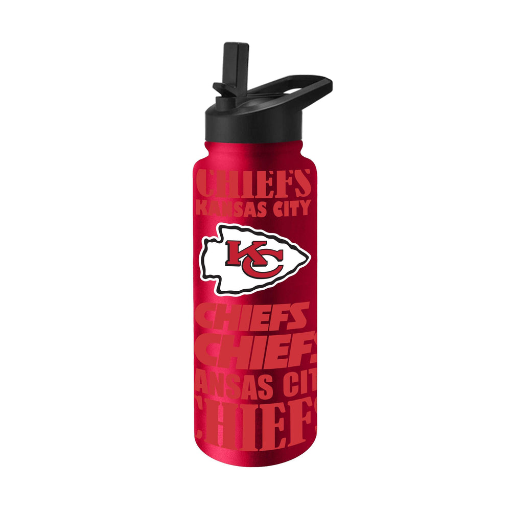 Kansas City Chiefs 34oz Replay Quencher Bottle - Logo Brands - Flyclothing LLC