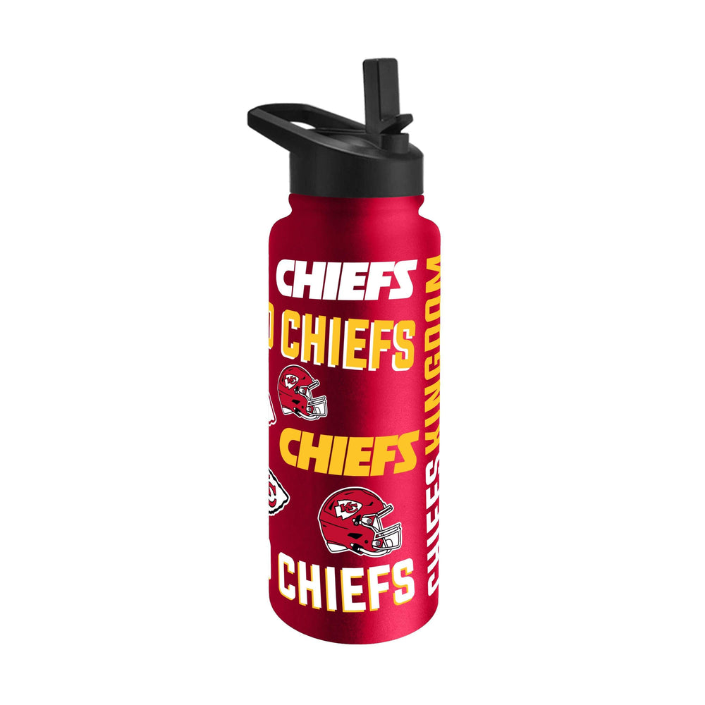 Kansas City Chiefs 34oz Native Quencher Bottle - Logo Brands - Flyclothing LLC