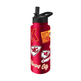 Kansas City Chiefs 34oz Dreamweave Quencher Bottle - Logo Brands - Flyclothing LLC