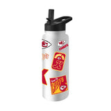 Kansas City Chiefs Dreamweave 34oz Quencher Bottle - Logo Brands - Flyclothing LLC