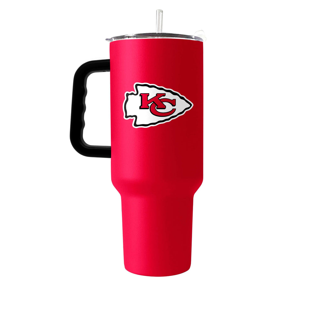Kansas City Chiefs 40oz Flipside Powder Coat Tumbler - Logo Brands - Flyclothing LLC