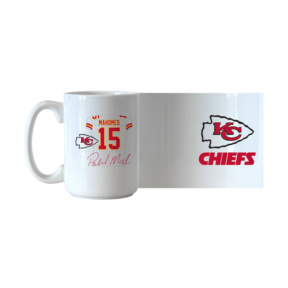 Patrick Mahomes Jersey 15oz Sublimated Mug - Logo Brands - Flyclothing LLC