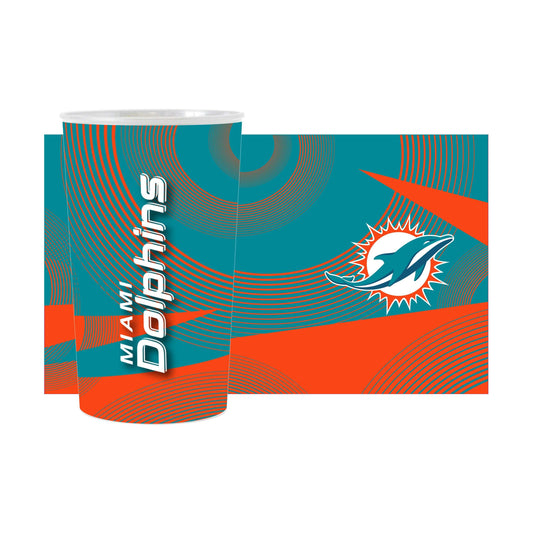 Miami Dolphins Geometric Hardwall Cup 4 Pack - Logo Brands - Flyclothing LLC