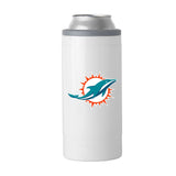 Miami Dolphins Letterman 12 oz Slim Can Coolie - Logo Brands - Flyclothing LLC