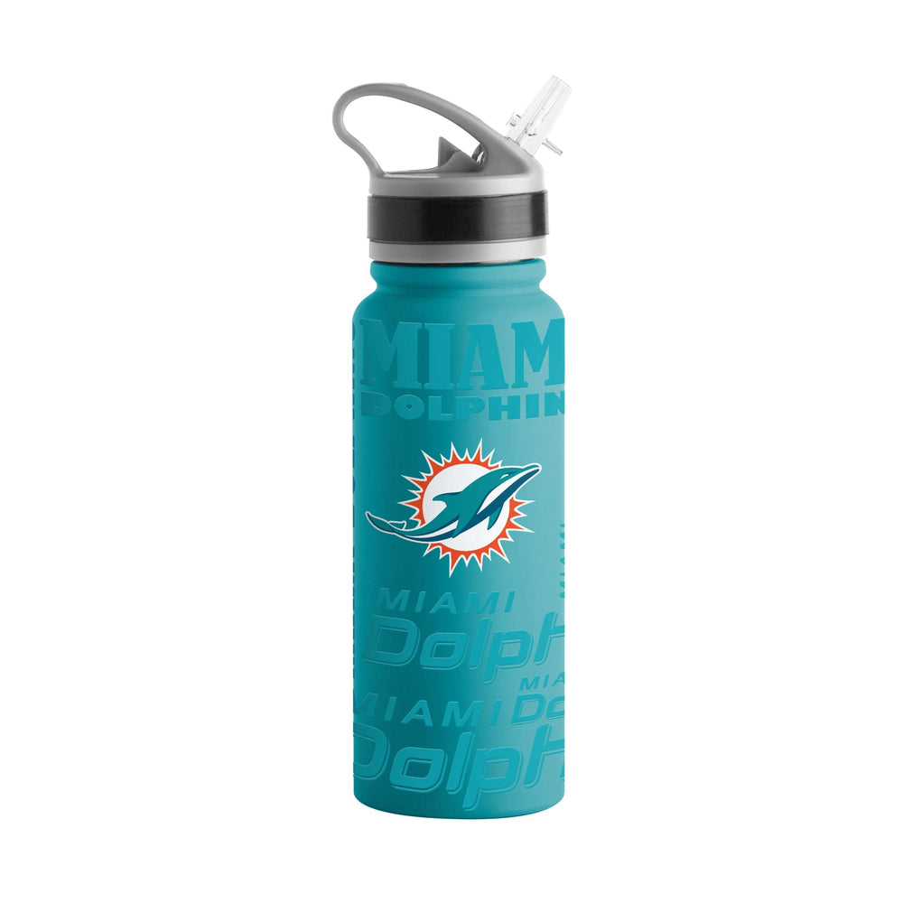 Miami Dolphins 25oz Replay SingleWall FlipTop Bottle - Logo Brands - Flyclothing LLC