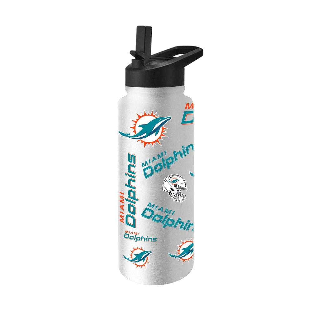 Miami Dolphins 34oz Native Quencher Bottle - Logo Brands - Flyclothing LLC